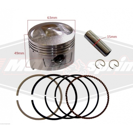 motociklo atv stūmoklis 4T, 200cc, 63mm loncin zongshen
