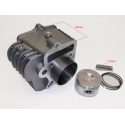 motociklo variklio grupė cylindras 125cc, 52mm aliuminio Lifan kinų