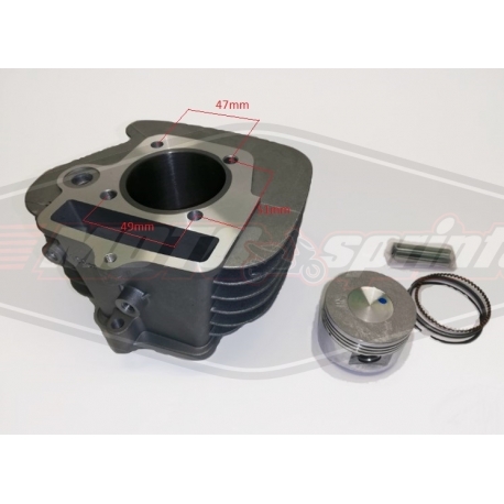 motociklo variklio grupė cylindras 125cc, 52mm aliuminio Lifan kinų