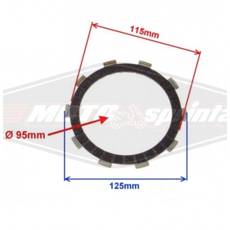 Sankabos diskai 4vnt. Minarelli AM6 yamaha tzr aprilia rs