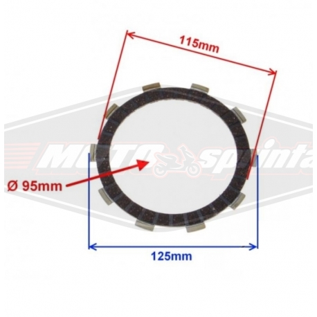 Sankabos diskai 5vnt. Minarelli AM6 yamaha aprilia