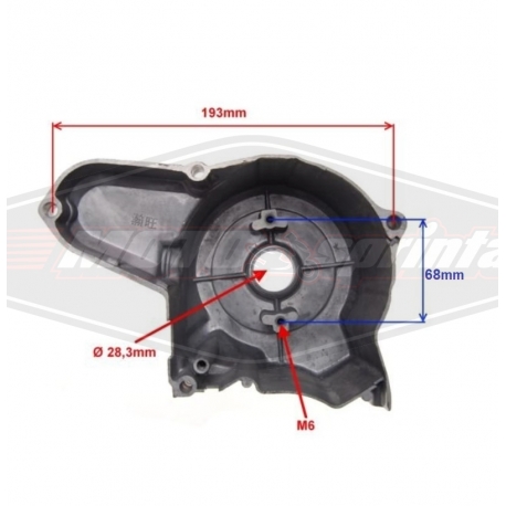 ATV 110 125 variklio 2 vijų generatoriaus dangtis kašas alpha delta wonjan