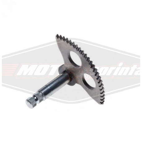 motorolerio užvedimo pusmėnulis Minarelli tiesus. Yamaha MBK 