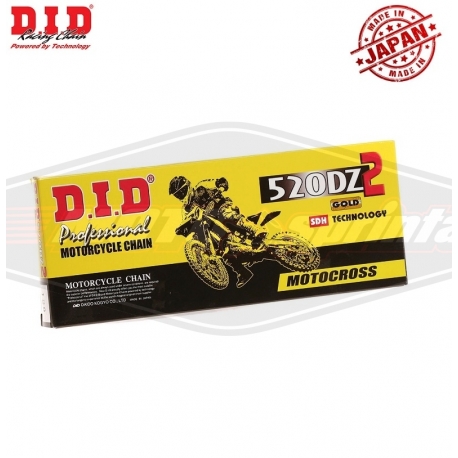 motociklo grandinė DID, DZ2, 520-110 aukso