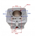 Motociklo ATV keturračio variklio cilindras grupė 200cc 63mm.