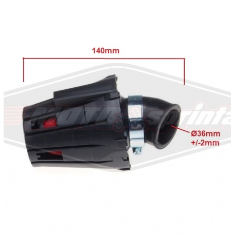 Motorolerio atv keturračio oro filtras 36 38 mm sportinis universalus