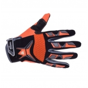 Motociklo pirštinės Cross enduro bekelės oranžinės