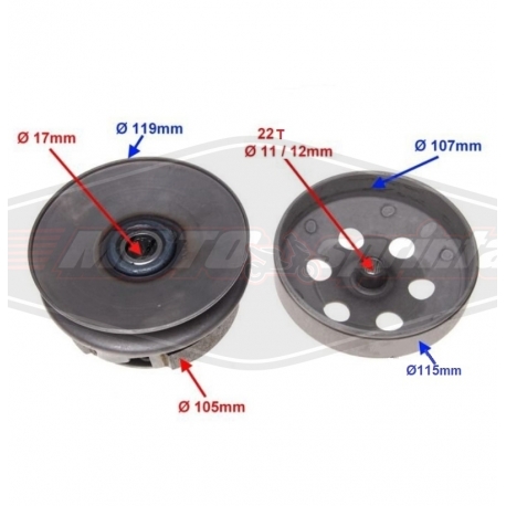 Motorolerio sankaba 2t 4t 49 50 gy6 Peugeot Piaggio kymco sym aprilia