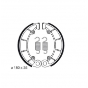 Būdninės stabdžių trinkelės 180x35mm motociklo keturračio Honda
