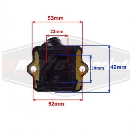 Oro kolektorius ortakis jungtis motorolerio Aprilia, Derbi, Gilera, Italjet, Piaggio, Vespa 49 50