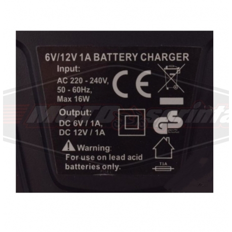 Motociklo akumuliatorius pakrovėjas 6V-12V 