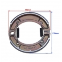 Motociklo ATV būgninės stabdžių trinkelės 153x30mm