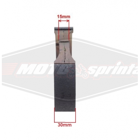 Motociklo ATV būgninės stabdžių trinkelės 153x30mm
