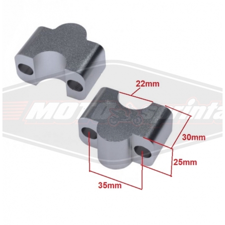 Motociklo vairo paaukštinimas 30mm