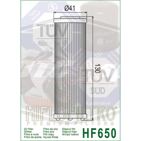 Tepalo filtras Hiflo HF650