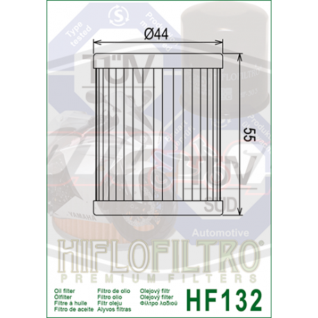 Tepalo filtras Hiflo HF132