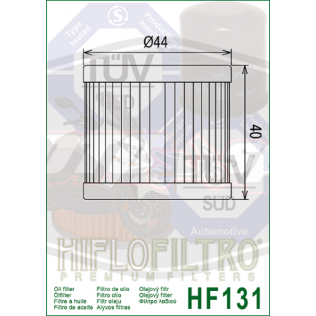 Tepalo filtras Hiflo HF131