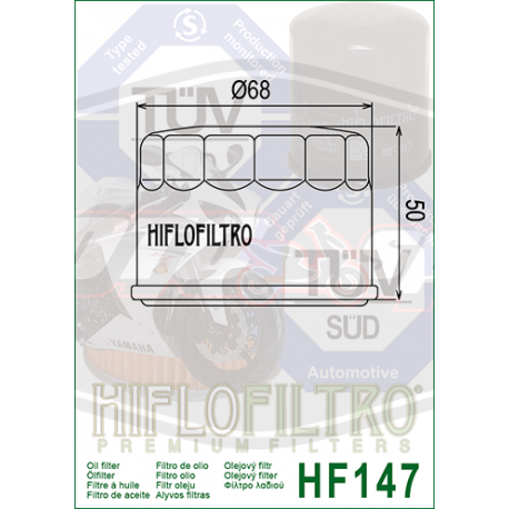 Tepalo filtras Hiflo HF147