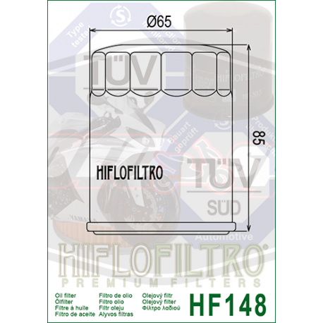 Tepalo filtras Hiflo HF148