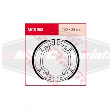 Būgninės stabdžių kaladėlės motociklo Cpi, Generic, Italjet, KSR-Moto, MBK, Quadzilla, Yamaha., MCB968