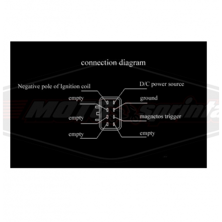 Motociklo komutatorius, CDI , DC, 125cc, 4T, Suzuki GN125