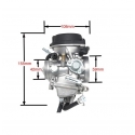 Karbiuratorius atv keturračio motociklo pd36j 300 400 500 cc