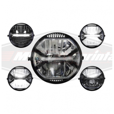 Motociklo LED priekinis žibintas LED.