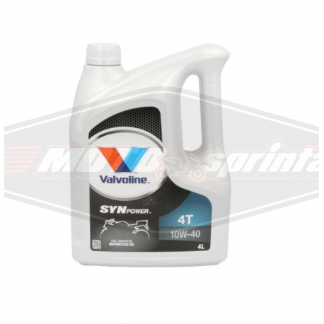 Motociklų Tepalas Valvoline Synpower, 4T,10W40, 4L.