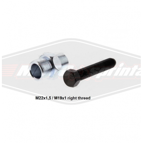 Motociklo magneto nuėmimo raktas varžtas M22x1,5 / M19x1 Minarelli AM6 Derbi D50B0