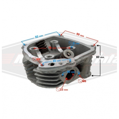 Motorolerio variklio galvutė GY6, 150cc. Su EGR sistema.