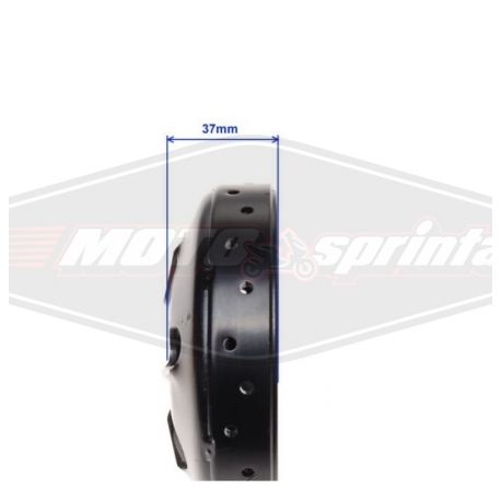 Motorolerio sankabos būgnas sportinis ventiliuojamas 107mm