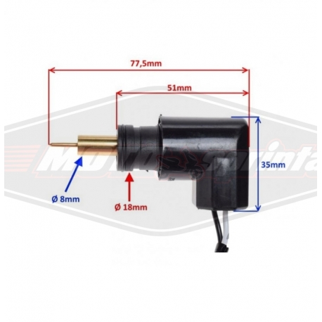 Motorolerio elektrinis kuro mišinio reguliatorius. Yamaha, MBK