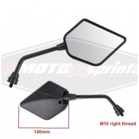 Motociklo veidrodėlių komplektas 10mm sriegis
