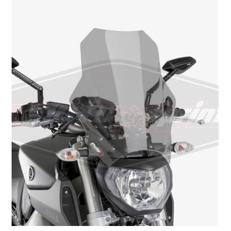PUIG 8088H motociklo stiklas nuo vėjo universalus, tamsintas.