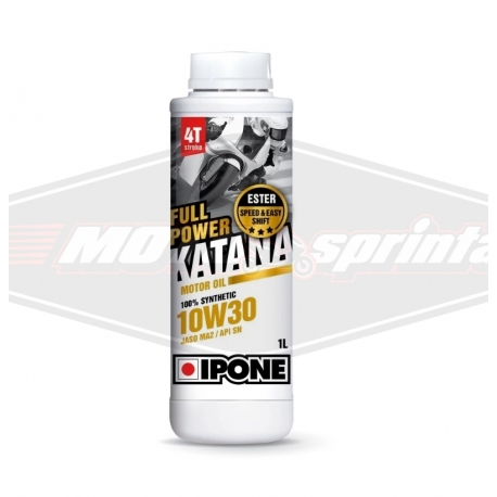 Motociklo tepalas 4T sintetinis 1L, IPONE 10W30.