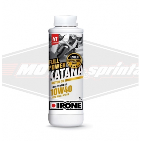 Motociklo tepalas 4T sintetinis 1L, 10W40. IPONE 
