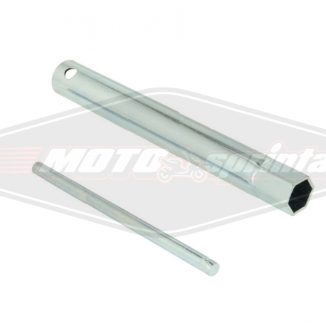 Motociklo žvakės raktas vamzdinis 16mm.