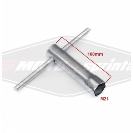 Žvakės raktas vamzdinis 21mm. Motociklo.