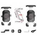 Telefono, navigacijos laikiklis ant motociklo