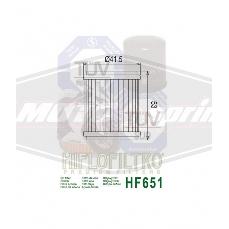 Tepalo filtras HIFLO HF651